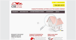 Desktop Screenshot of carolinastormroofing.com